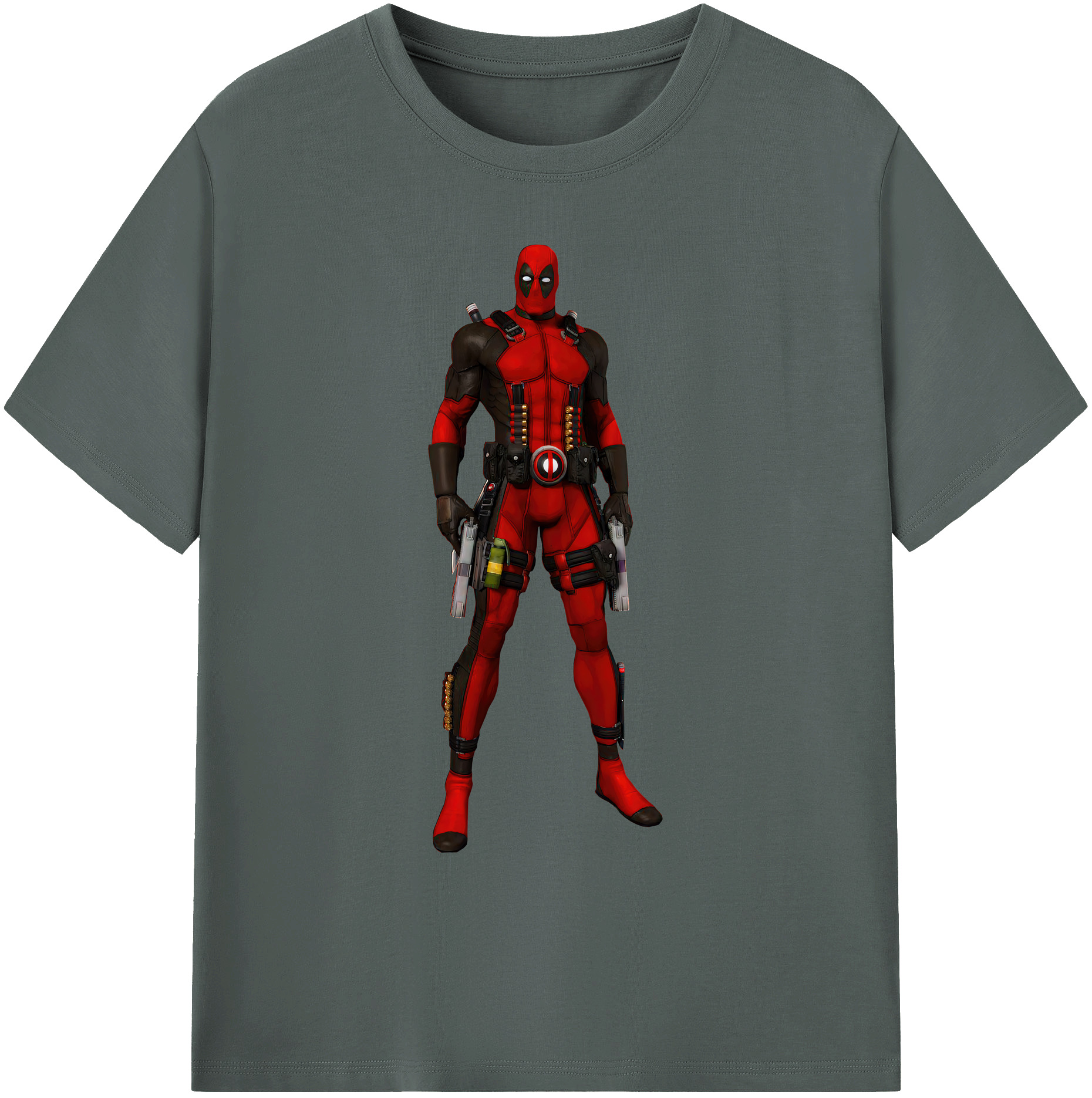 （画像用） Deadpool デッドプール 綿100％ メンズ半袖Tシャツ｜肌触りやわらか＆通気性